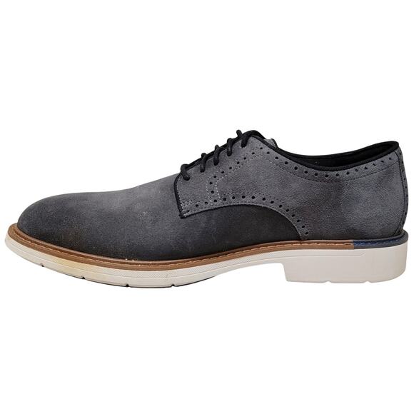 Cole Haan Men The Go-To Plain Toe Derby Oxford Size US 11.5M Dark Gray Suede main image 3